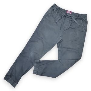 Match Men's 32x28" Pants Black 100% Cotton Elastic Waist Pull-on Comfort Pockets